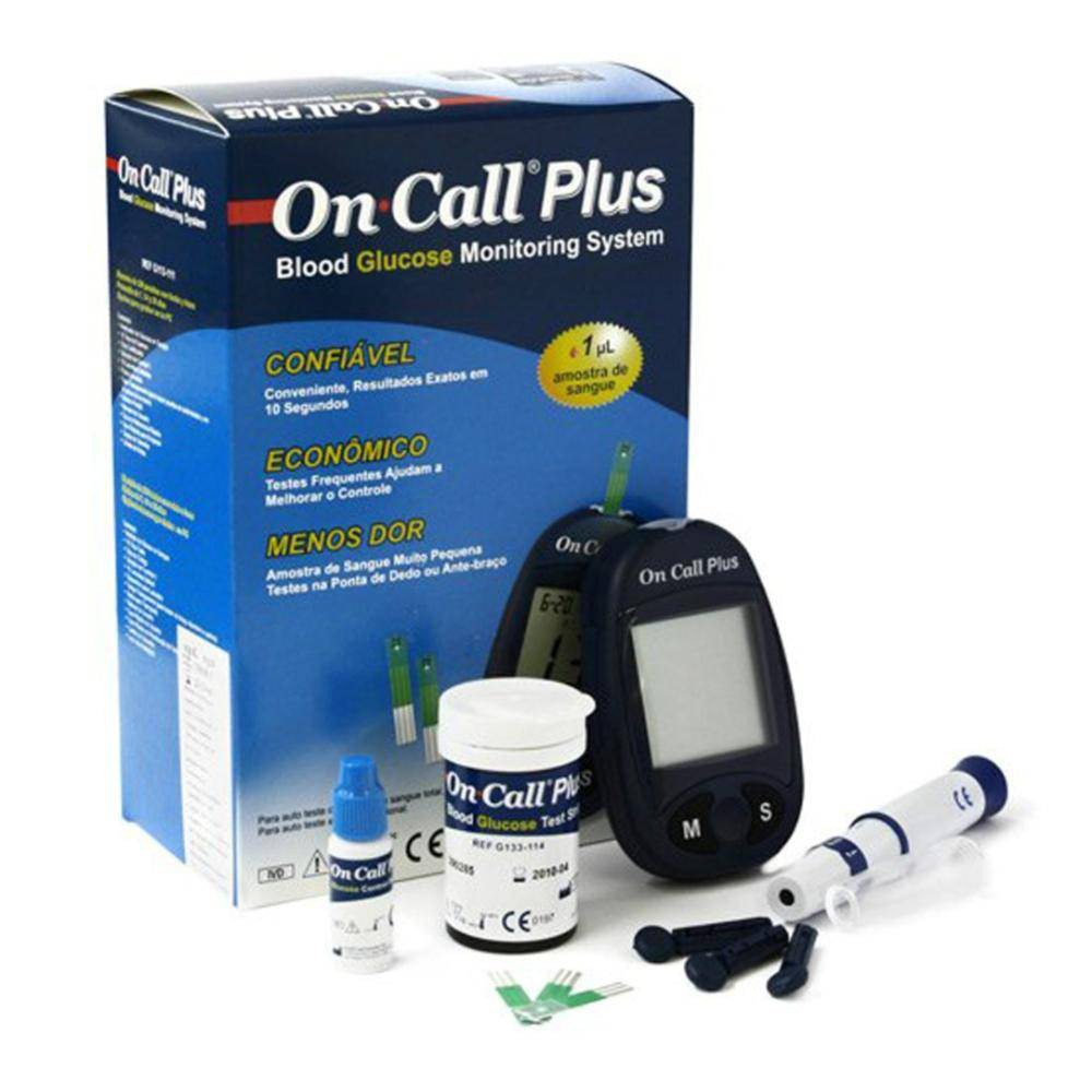 Máy Đo Đường Huyết Acon On Call Plus + Tặng hộp 25 que thử + Hộp 50 Kim chích máu