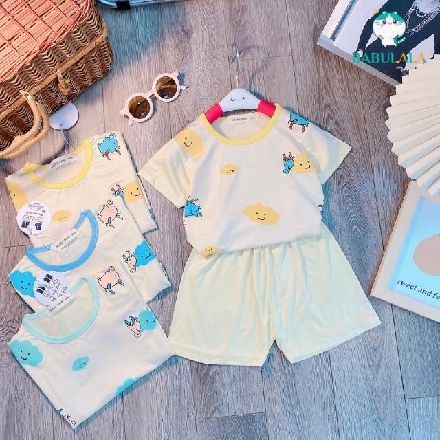 Bộ Quần Áo Minky Mom Chính Hãng Cho Bé Trai Gái 1 2 3 4 5 6 Tuổi-Đồ Bộ Cho Bé Cộc Tay Mặc Hè Vải Thun Lạnh BABULALA CT17