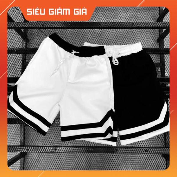 Quần Double V-short/ Short 2V màu ĐEN ❤️/Nam nữ Unisex/FREESHIP 99K ❤️