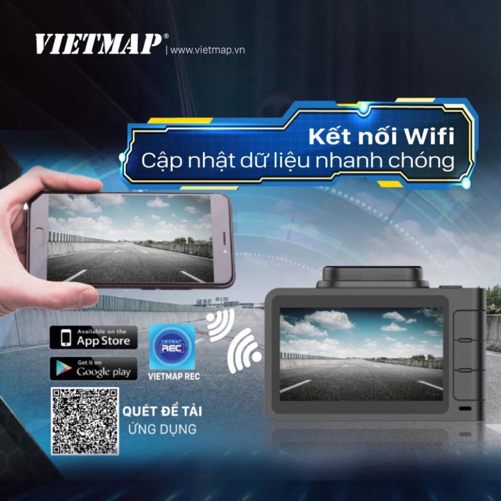 Camera hành trình VIETMAP R4A  cho ô tô, xe hơi - tặng thẻ nhớ 32GB- BH 12 tháng | BigBuy360 - bigbuy360.vn