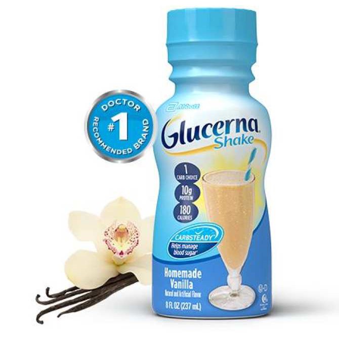 [COMBO 6 chai] Sữa Nước Glucerna 237ml Dành Cho Người Tiểu Đường - Mỹ nhập khẩu