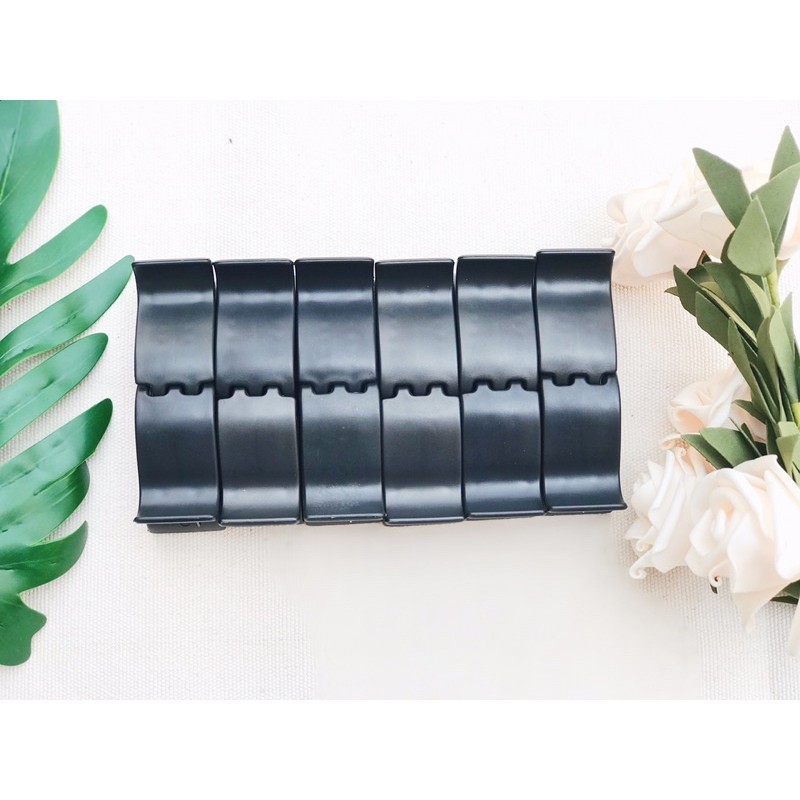 Combo 12 Kẹp Càng Cua Tóc Trơn MIx