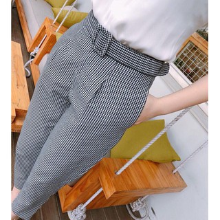 Quần baggy nữ | Quần baggy nữ có đai chất co giãn