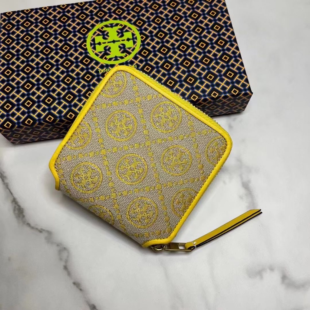 Ví Gấp Tory Burch jacquard bifold Chính Hãng Cho Nữ