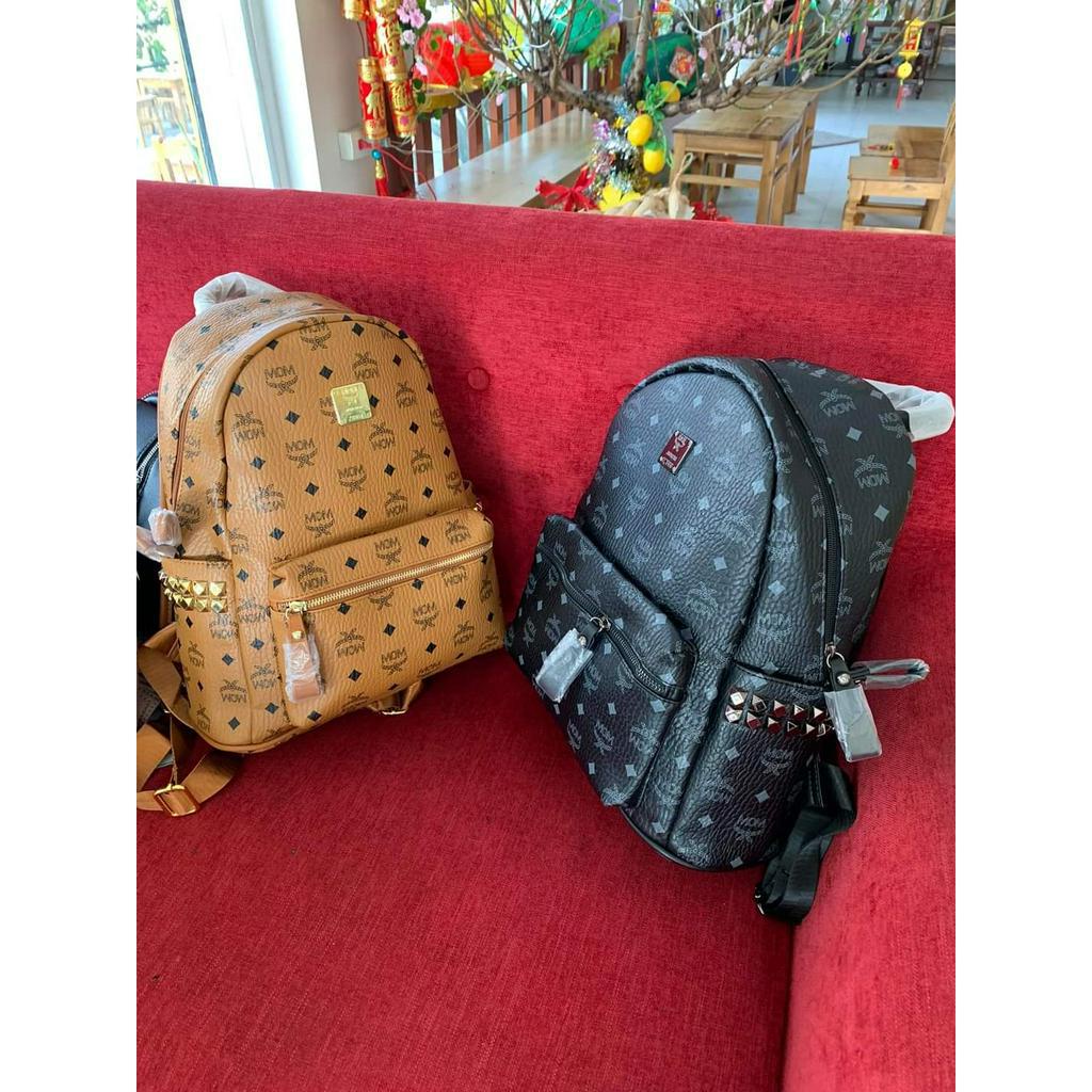 Balo đi học thời trang nam nữ MOM đựng vừa sách vở laptop dây bản to size 36