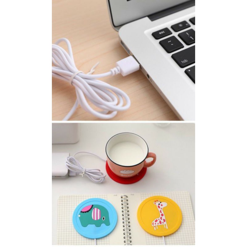 Đế hâm nóng tạo nhiệt cổng USB