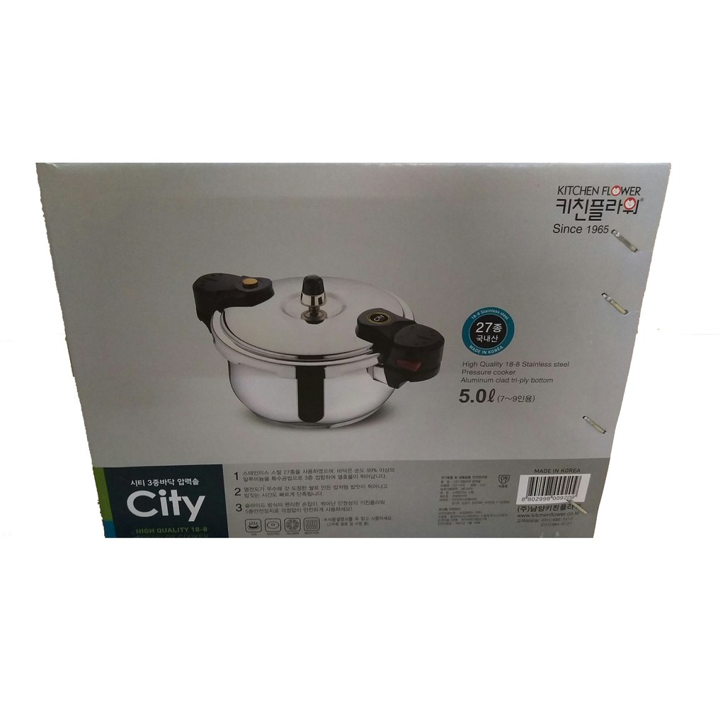 Nồi áp suất inox Hàn Quốc Kitchen Flower CIT500 5 lít