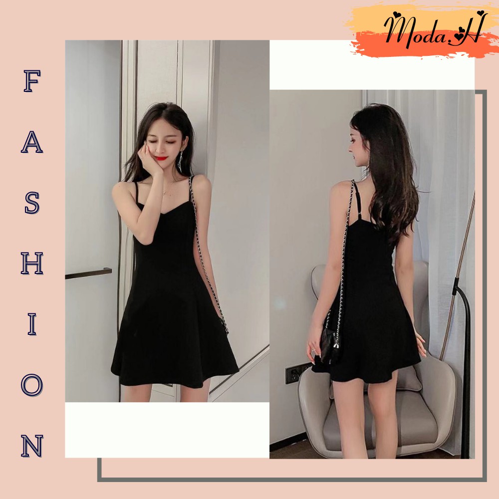 Váy 2 Dây Nữ Dáng Xòe Quyến Rũ Sang Chảnh Moda.H | BigBuy360 - bigbuy360.vn