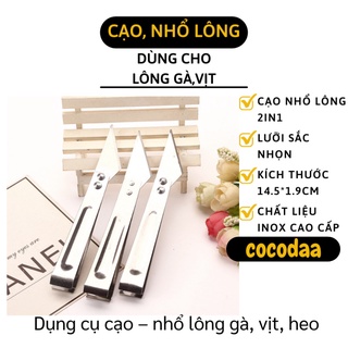 Nhíp Nhổ Lông Vịt - Dụng Cụ Cạo, Nhổ Lông Gà, Vịt, Gia Súc 2 Đầu Tiện Lợi 5737 [FREESHIP]
