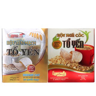 Bột yến mạch tổ yến Anpha hộp 200g