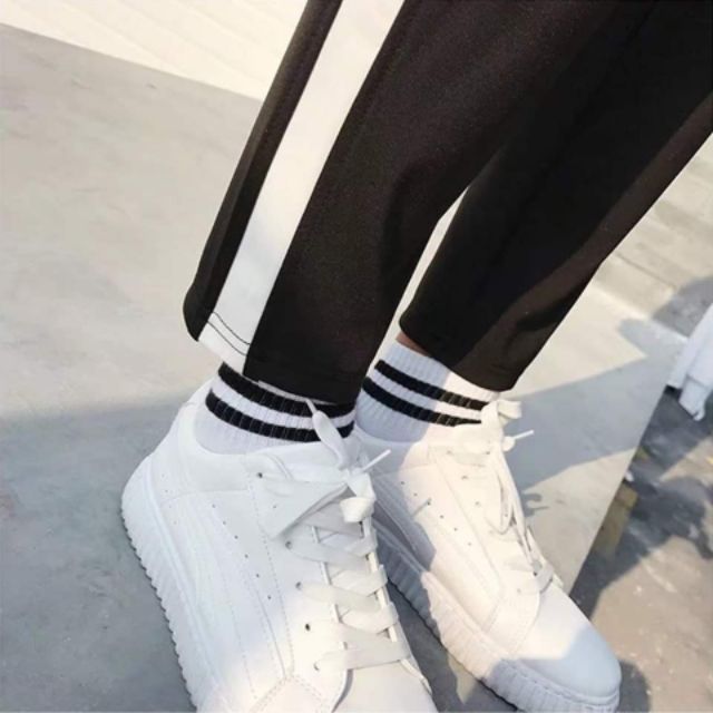 Quần 1 sọc line suông nam nữ bigsize | BigBuy360 - bigbuy360.vn