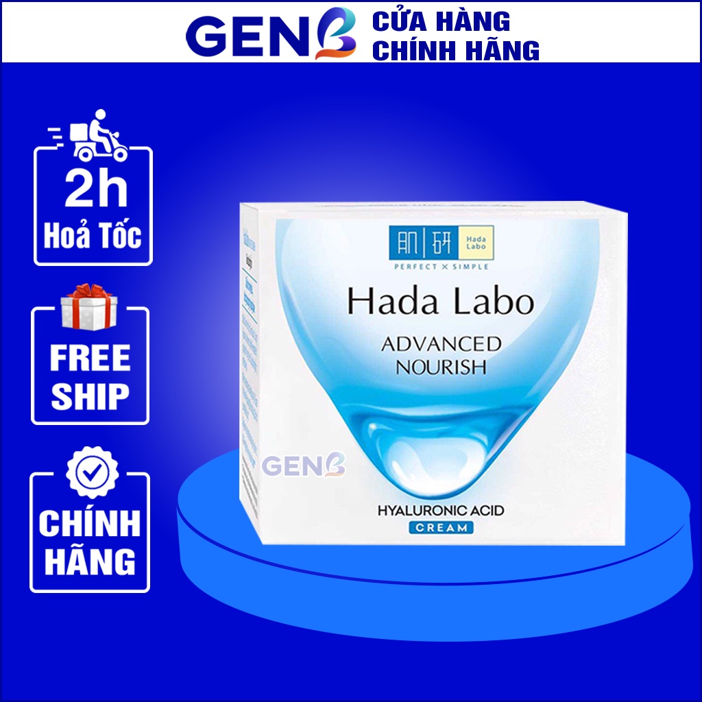 Kem Dưỡng Ẩm Hada Labo Advanced Nourish Cho Da Dầu,Khô,.. - Kem Dưỡng Ẩm Da Mặt Hada Labo Dưỡng Da, Cấp Ẩm Haladabo