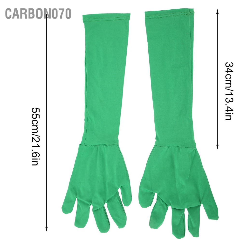 Carbon070 2 cái Găng tay màn hình xanh lá cây Chromakey đa năng hiệu ứng tàng Nền dùng để chụp ảnh Ảnh Video Phim Hậu sản xuất