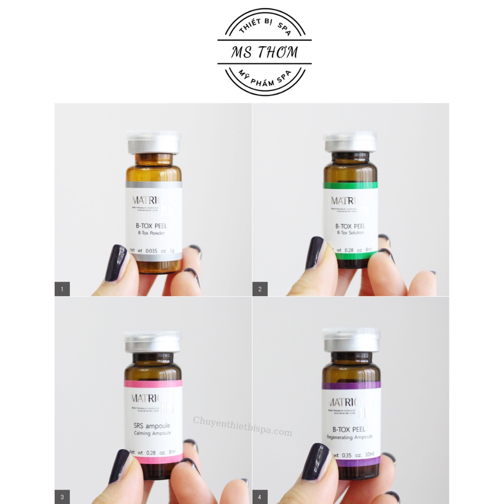 Thay da sinh học Hàn Quốc B-TOX PEEL 4 màu (Full hộp)