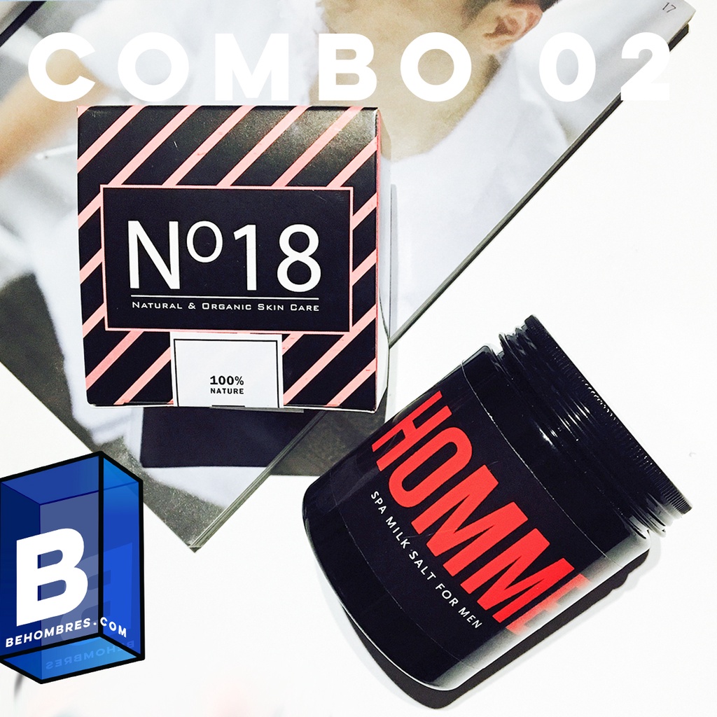 COMBO: N18 + HOMME - Bộ chăm sóc da | Behombres