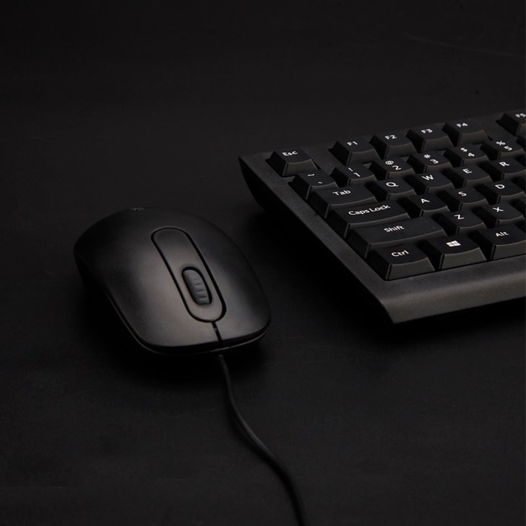 Rapoo X120Pro Combo Chuột + Bàn Phím Máy Tính Văn Phòng Có Dây (USB) - Bh 2 Năm 1 Đổi 1