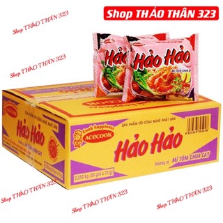 Thùng 30 gói mì hảo hảo tôm chua cay 75g