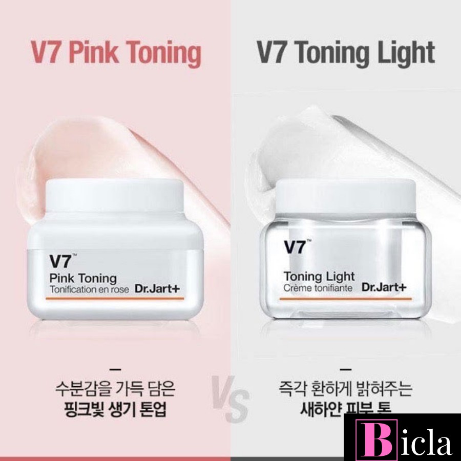 [Chính Hãng] Kem Mặt V7 Toning Light Dr.Jart+ Mini Size 15ml - Kem Mặt V7 Pink Toning Dr.Jart