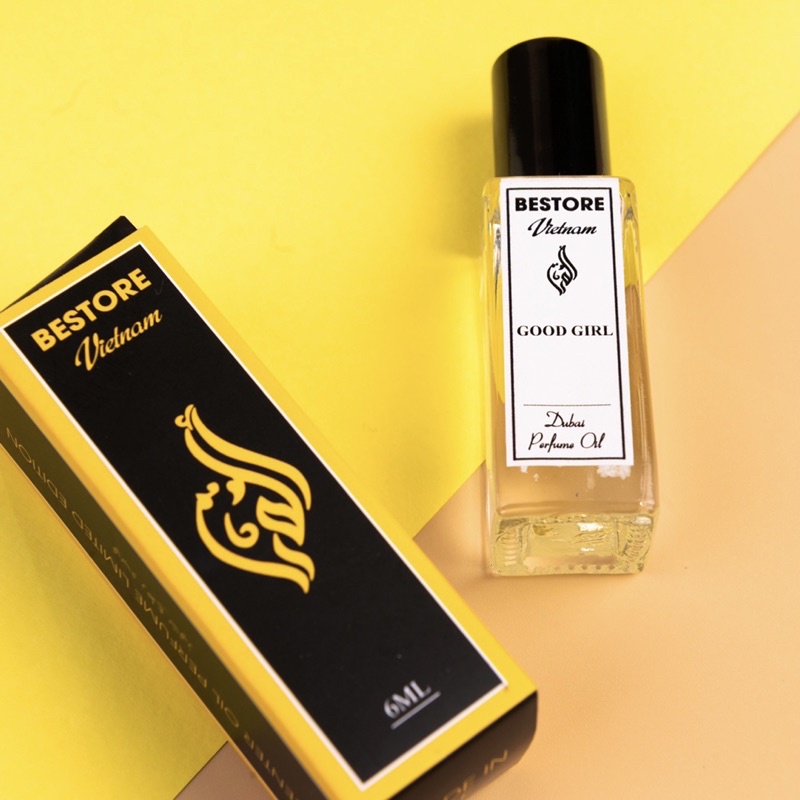 Tinh dầu nước hoa Dubai Bestore chai vuông  6ml - mẫu mới