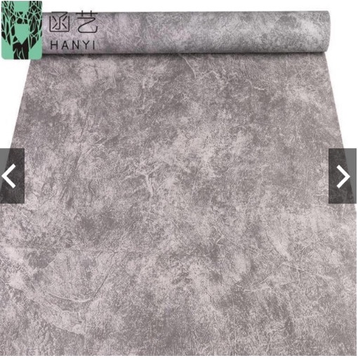 Giấy Dán Tường Xi Măng Bê Tông Nhám Có Keo Chống Thấm Nước Khổ Rộng 45cm Cuộn 10m Ovivi