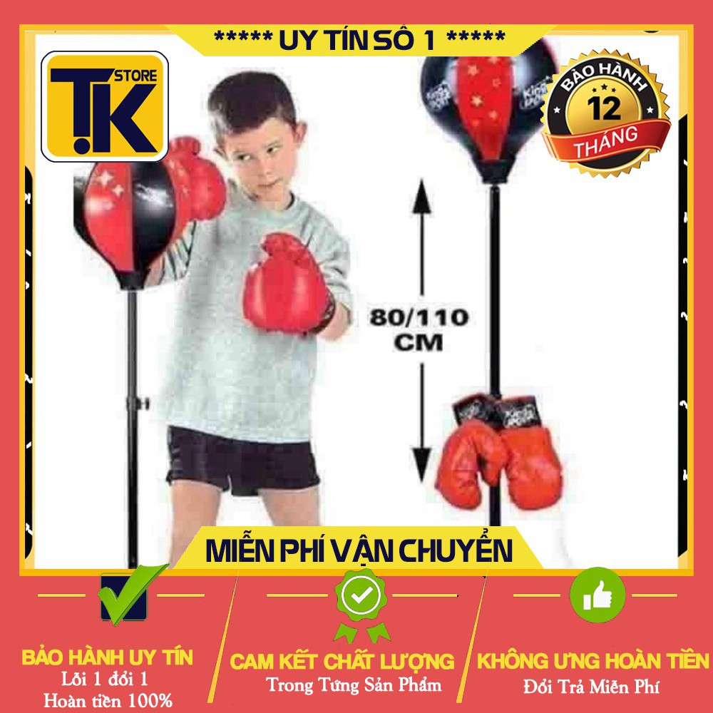 [Hàng Loại 1]  bộ đồ chơi đấm bốc cho bé, bộ đấm bốc boxing cho bé luyện tập phản xạ . .