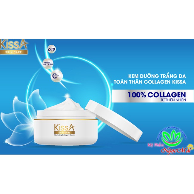 Kem dưỡng trắng da toàn thân Collagen KissA (200g)