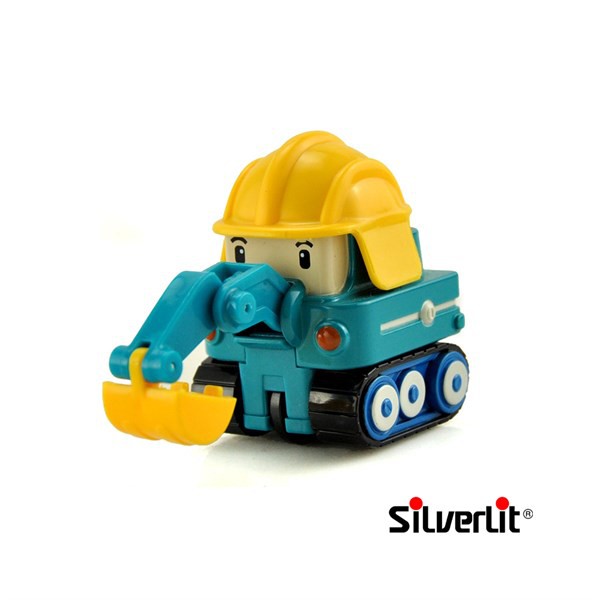 Hàng chính hãng POLI Hàn Quốc - Poke Hợp Kim Silverlit (Tray) - Poli và các bạn - Đội xe cứu hộ - Robocar Poli