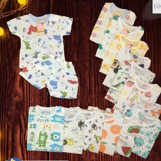 Bộ cộc cotton giấycho bé trai, gái