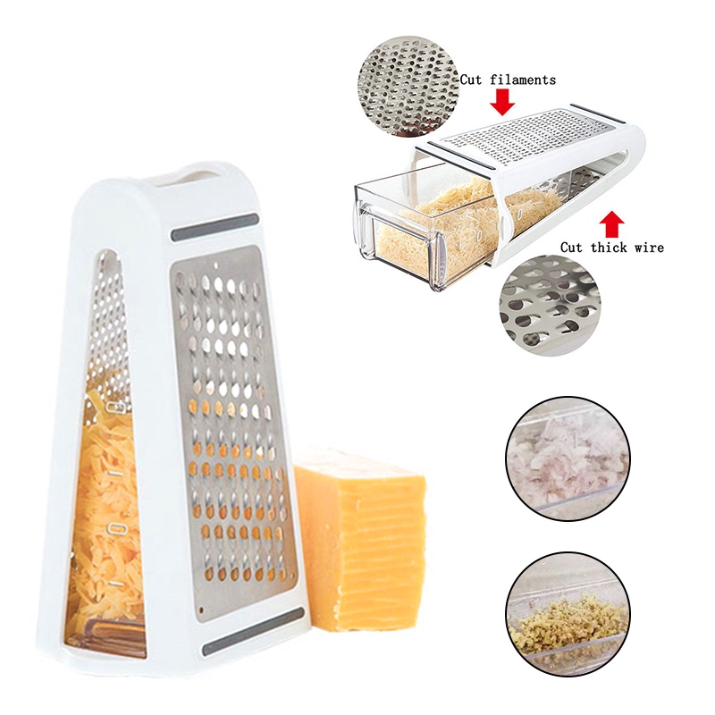 Dụng Cụ Bào Sợi Rau Củ Quả Hai Mặt Bằng Thép Không Gỉ