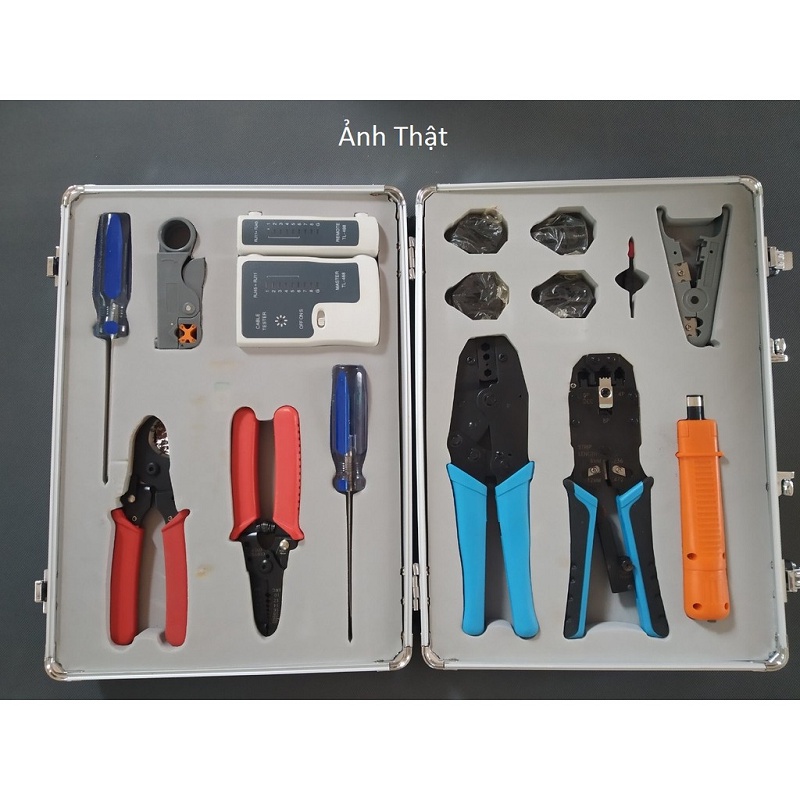 Bộ dụng cụ làm mạng đa năng All in One - Thiết bị sửa chữa mạng - Dụng cụ làm mạng Talon