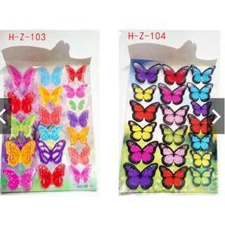 Sét 18 Bướm Dán 3D Trang Trí Tường(hanh)
