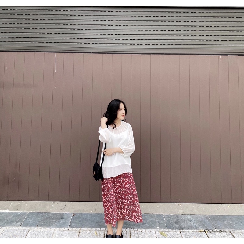 Chân váy hoa thiết kế Ma Vie