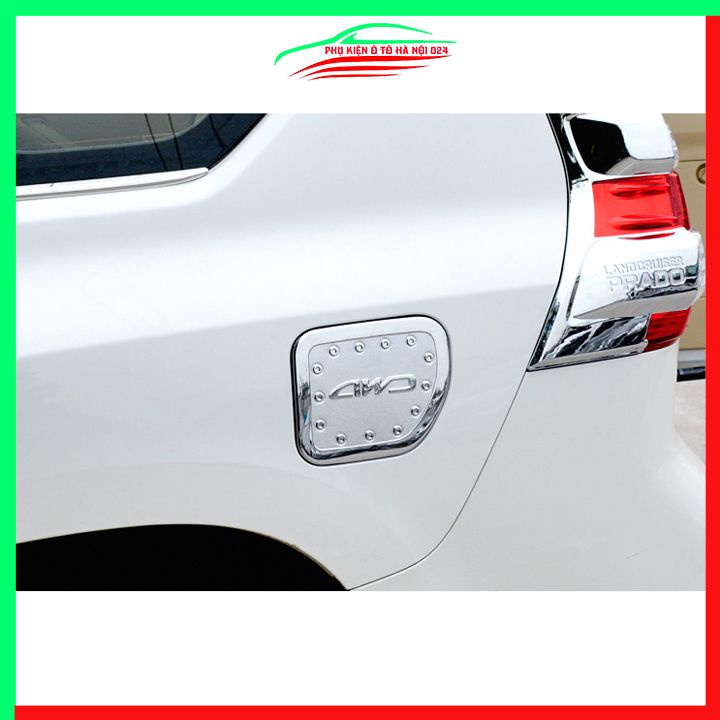 Ốp nắp xăng Land Cruiser Prado mạ crom bảo vệ chống trầy trang trí ô tô