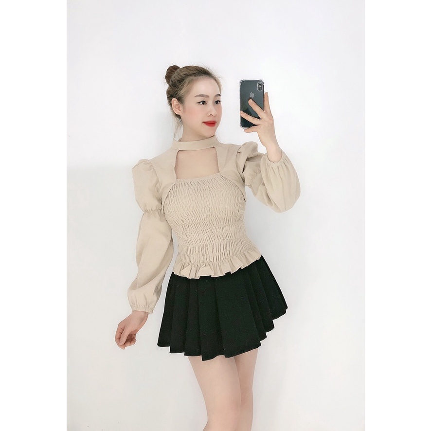 HÀNG CÓ SẴN_G43. 28021. ÁO NHUNG TĂM TAY DÀI
