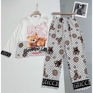 Bộ đồ pijama  mặc nhà chất lụa mango loại 1