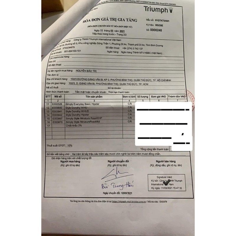 Áo lót nữ Triumph Style Dorothy WHUD