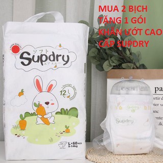 Bỉm Supdry nội địa trung đủ size - dán S72/M66/L60, quần M64/L58/XL52/XXL50/XXXL46 ( mua 2 bịch tặng khăn ướt )