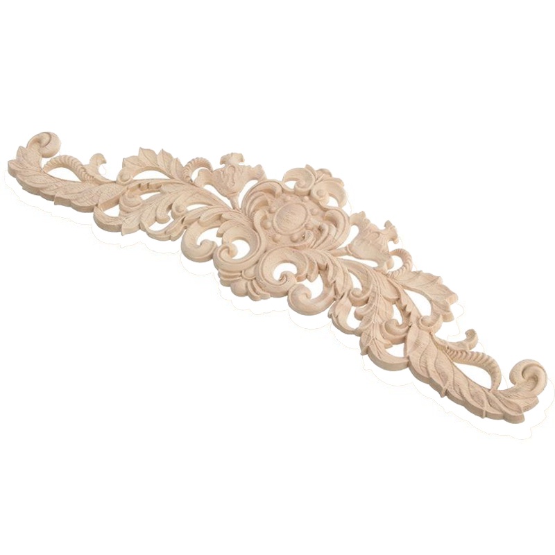 Miếng Gỗ Tự Nhiên Kích Thước 40X12Cm Với Họa Tiết Chạm Khắc Dùng Trong Trang Trí Nội Thất Màu Sắc