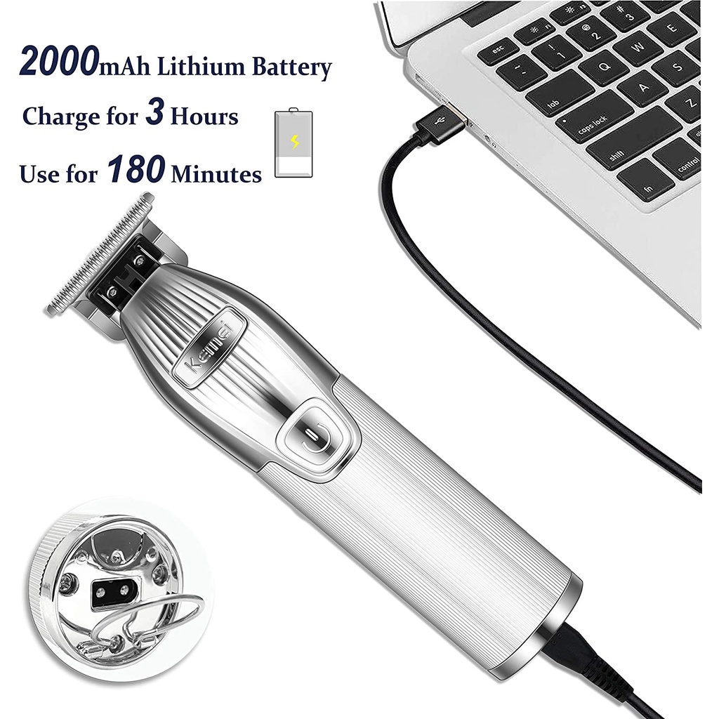 Tông đơ KEMEI I32 cạo râu cắt tóc 0mm chuyên nghiệp