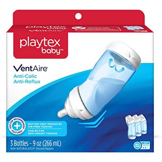 Bình sữa Playtex Ventaire cổ rộng 266ml