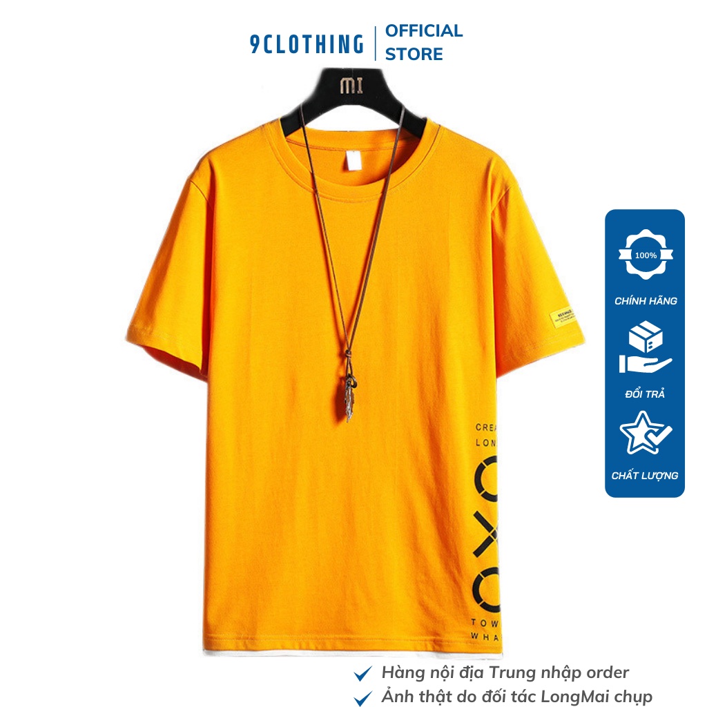 Áo phông nam XOXO phong cách Hong Kong, áo thun cotton form rộng thoáng mát dáng đường phố hàng nội địa nhập 9CLOTHING