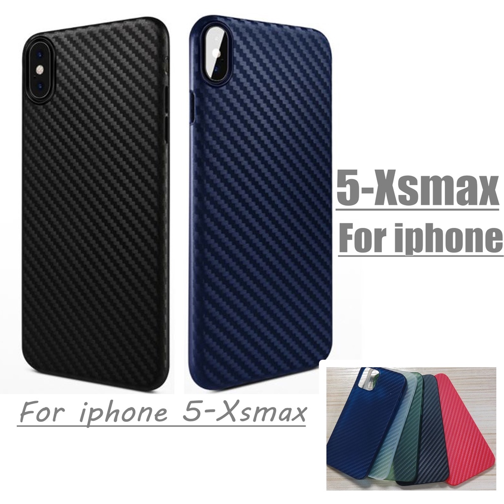 Ốp điện thoại nhám siêu mỏng 0.5mm trong suốt thích hợp cho iPhone 5 5s 5c XS X XR XS Max 6