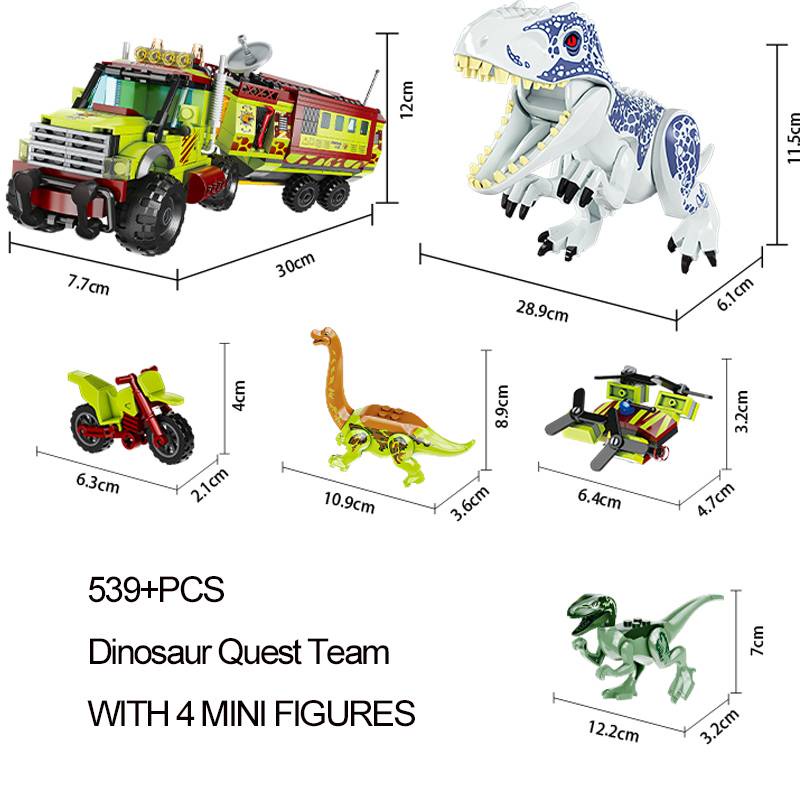 Mô hình khủng long Tyrannosaurus Velociraptor BMZ LEGO