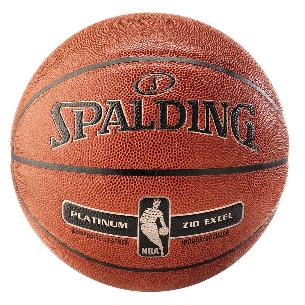 Bóng rổ Spalding NBA Platium ZO Excel Indoor/Outdoor Size 7 + Tặng bộ kim bơm bóng và lưới đựng bóng