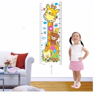 Thước đo chiều cao cho bé yêu decan bóc dán