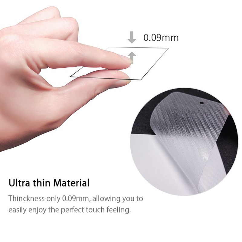 Miếng dán sợi carbon bề mặt 3D bảo vệ cho Xiaomi Redmi 10 Note 10 5g 9 Pro 10s 9s 9t Poco F3 F2 X3 Pro Nfc