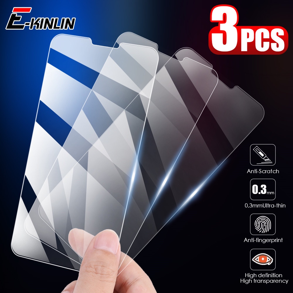 Set 3 Kính Cường Lực 9H 2.5D Bảo Vệ Màn Hình Cho Samsung Galaxy A6 A8 Plus A3 A5 A7 A9 J8 J3 J5 J7 Pro 2018 2017