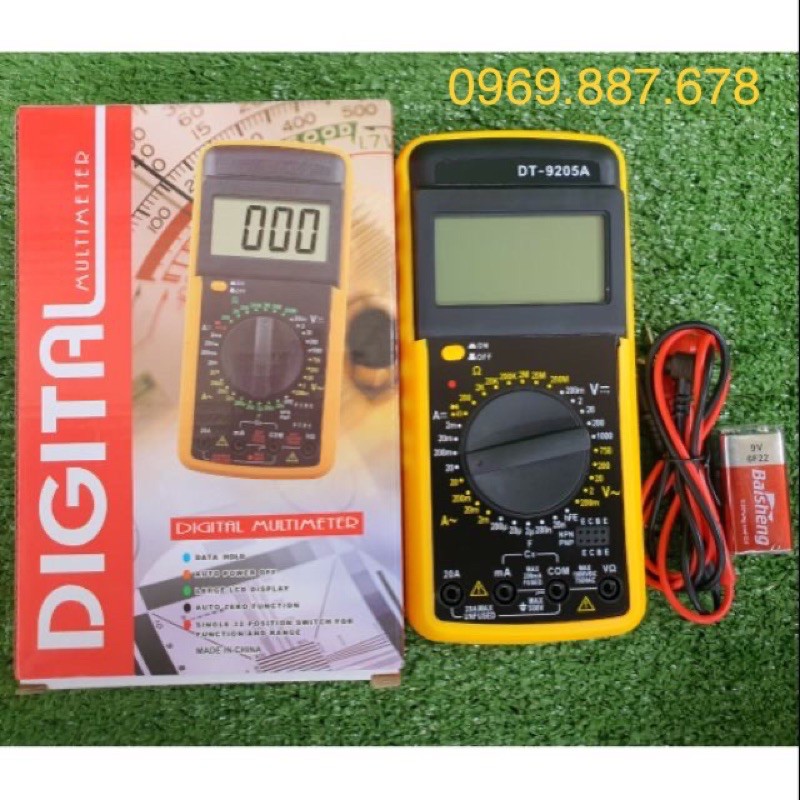 Đồng hồ đo điện vạn năng điện tử 9205A 830B, đồng hồ đo điện vạn năng hiển thị số