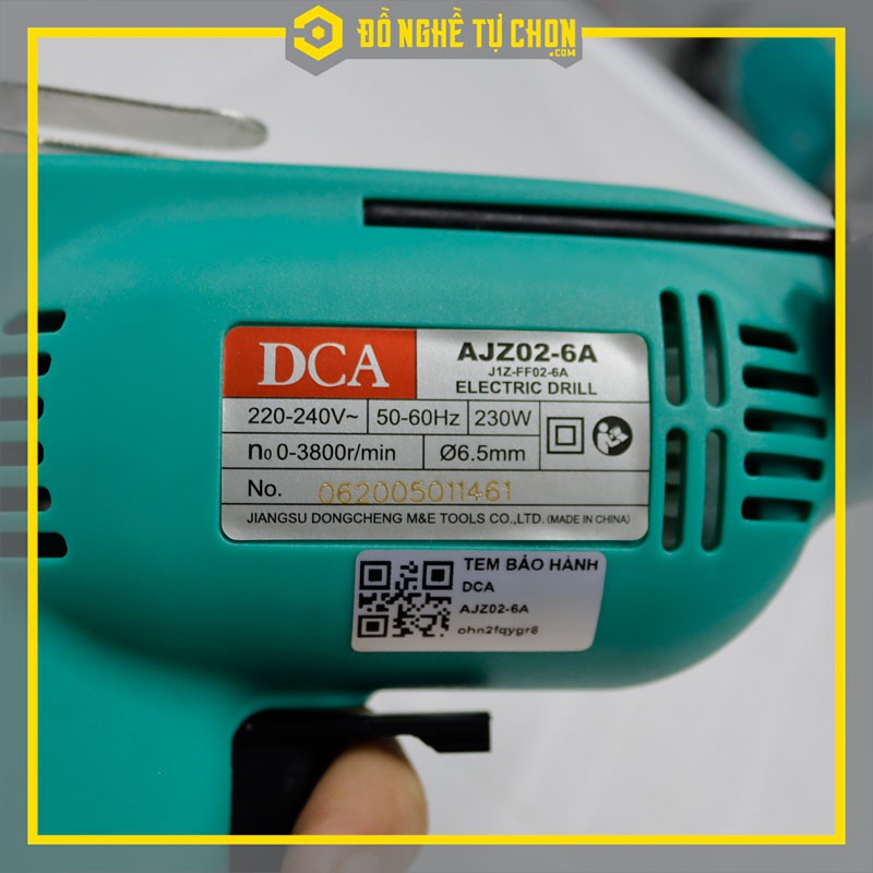 Máy khoan điện, máy khoan cầm tay 230w DCA AJZ02-6A