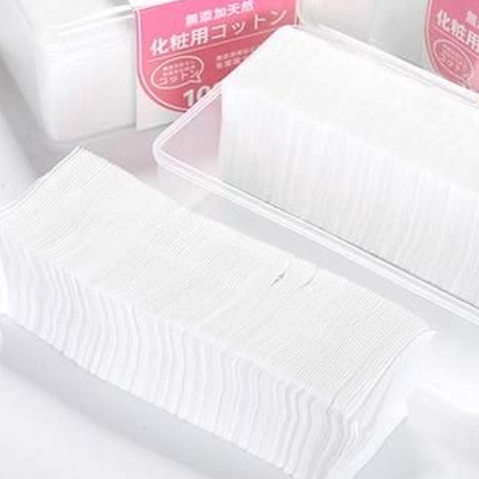 Bông tẩy trang MINISO Nhật Bản 1 Hộp 1000 miếng Cao Cấp